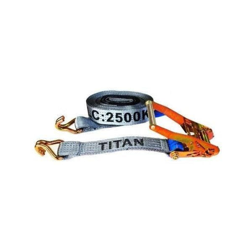HESNZ Tie-Downs Tiedown - 2.5T Titan Grey 8.5m J-Hk c/w Sleeves Tiedown 2.5T Titan Grey 8.5m J Hook Sleeves HESNZ