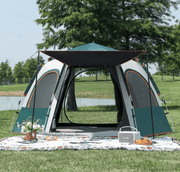 Hexagonal Camping Tent - Durable, Quick Setup JLP5467 by ECOTREK