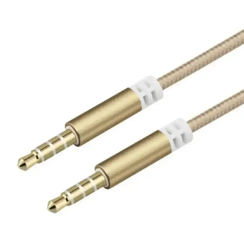 Habicare 9eight5 Hi-Fi 3.5mm AUX Nylon Braided Audio Cable Hi-Fi 3.5mm AUX Nylon Braided Audio Cable