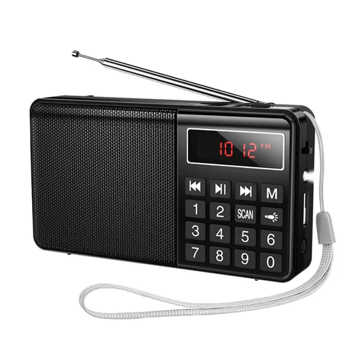techplus Hoco Mult Function Portable Radio with AM+FM Dual Mode Hoco Multifunction Portable AM FM Radio With Bluetooth