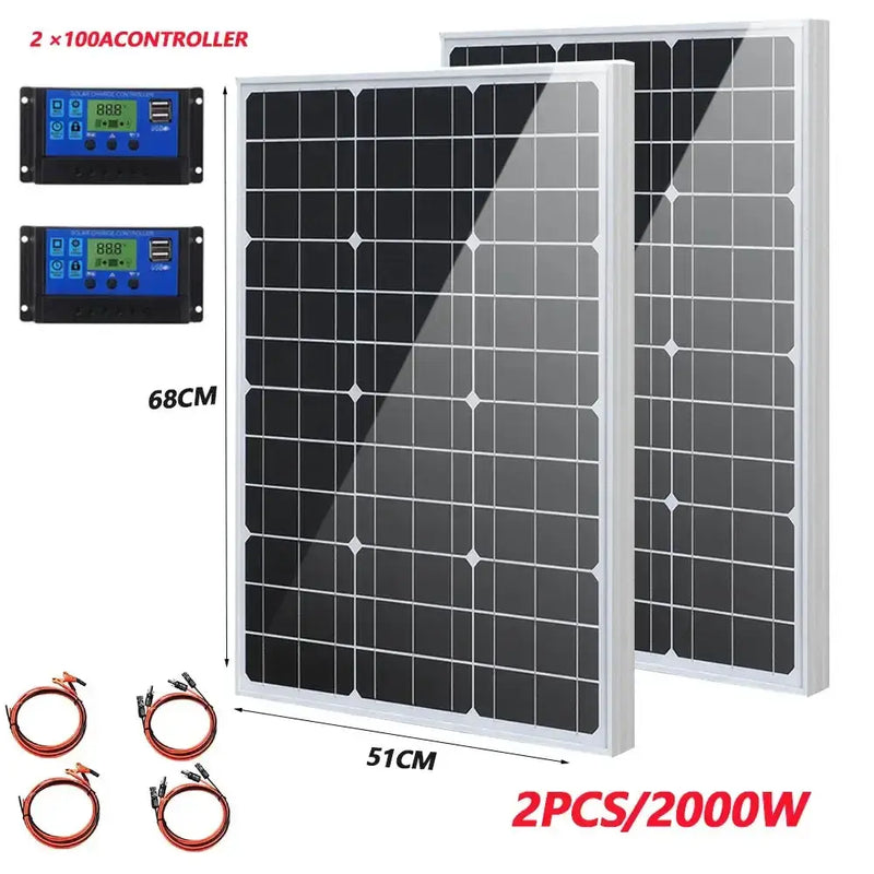 High-Efficiency 18V Rigid Solar Panel 100–300W (different sets available) – view 20