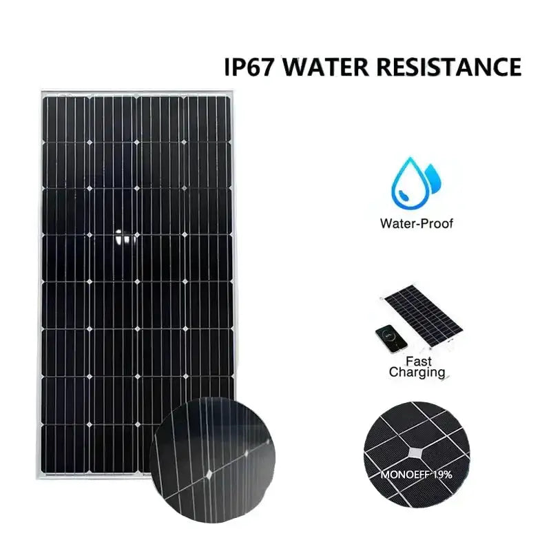 High-Efficiency 18V Rigid Solar Panel 100–300W (different sets available) – view 6
