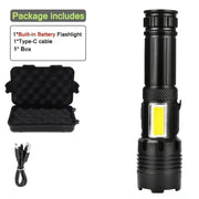 Habicare SS High Power Rechargeable LED Flashlight High Power Rechargeable LED Flashlight
