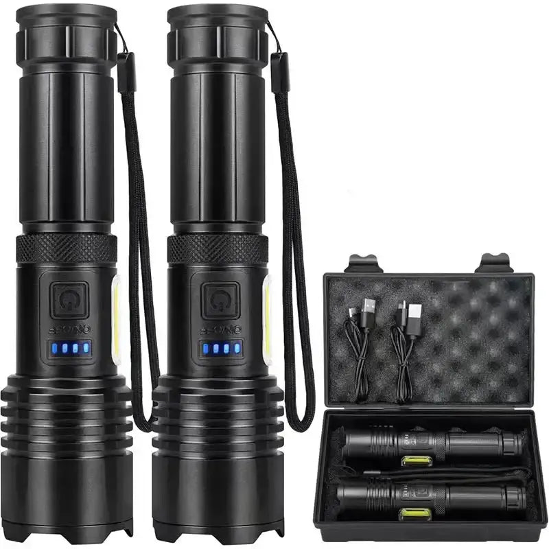 Habicare SS High Power Rechargeable LED Flashlight High Power Rechargeable LED Flashlight