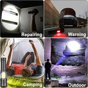 Habicare SS High Power Rechargeable LED Flashlight High Power Rechargeable LED Flashlight