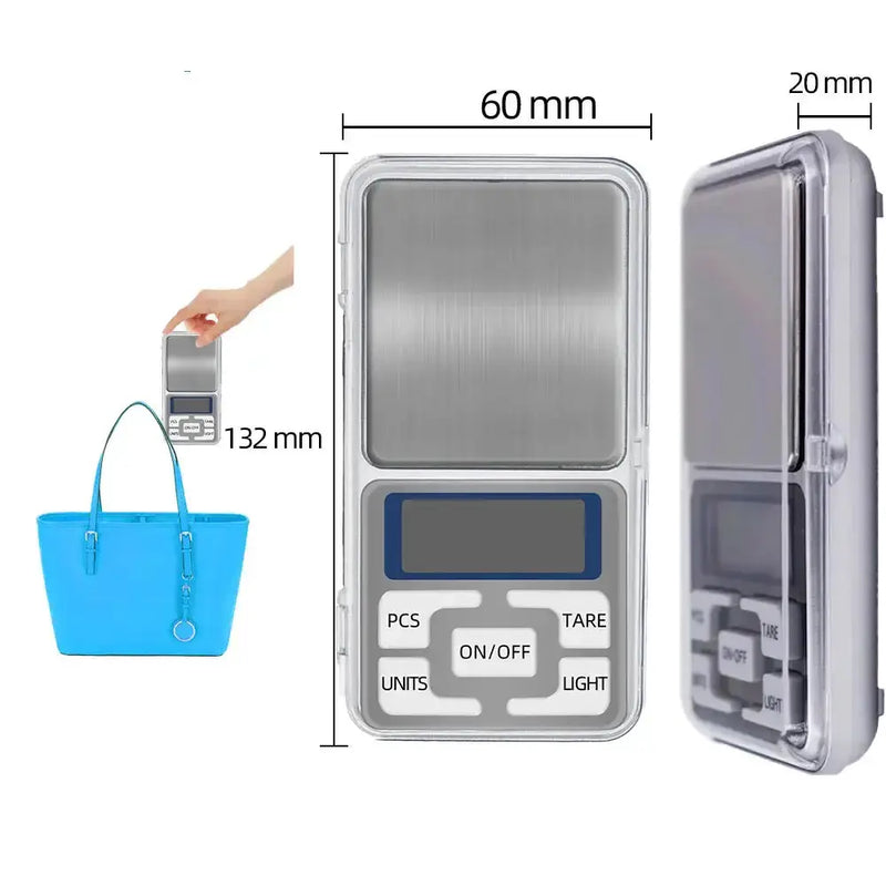 Habicare SS High Precision Digital Pocket Scale (6 sizes available) High Precision Digital Pocket Scale (6 sizes available)