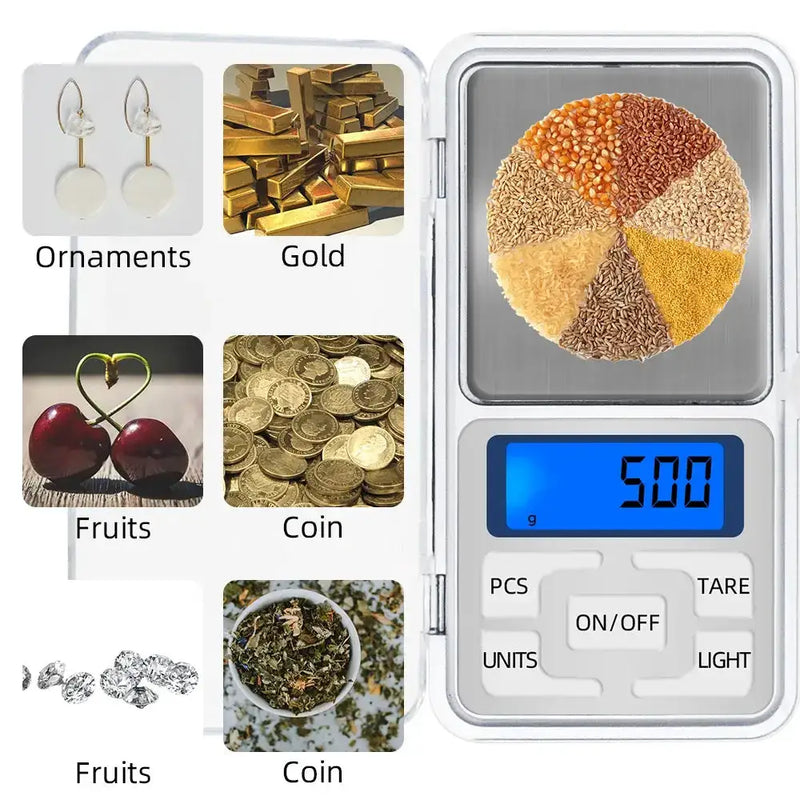 Habicare SS High Precision Digital Pocket Scale (6 sizes available) High Precision Digital Pocket Scale (6 sizes available)