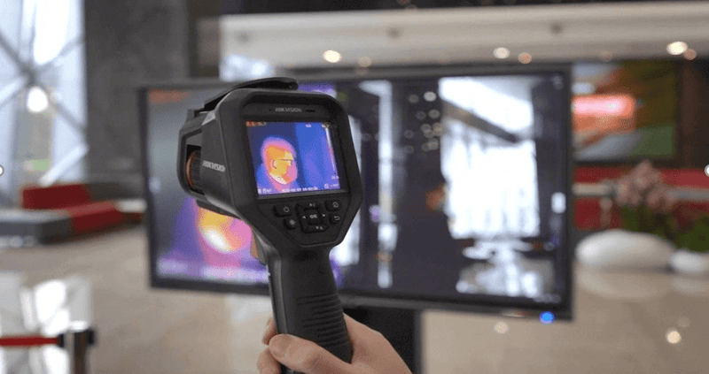 Temperature Screening Thermo Handheld Camera Hikvision Advanced Model for Professional Non Contact Thermal Imaging