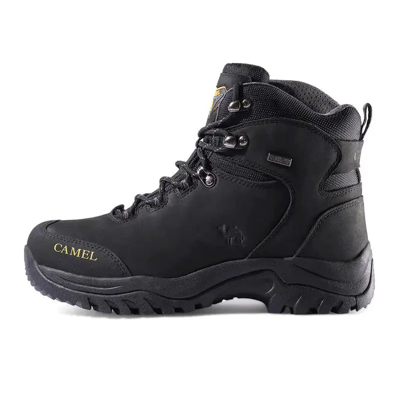 Waterproof High-Top Hiking Boots - Camel Brand – view 23