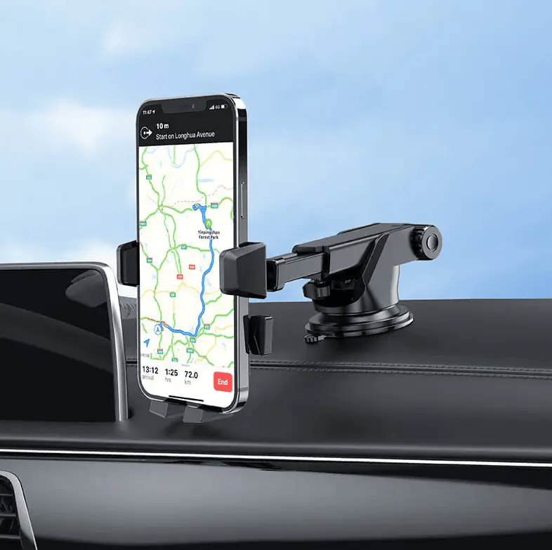 Hoco CA83 Car Phone Holder 4.5–7 Inch | Strong Clamp Dashboard & Windshield Mount – view 4