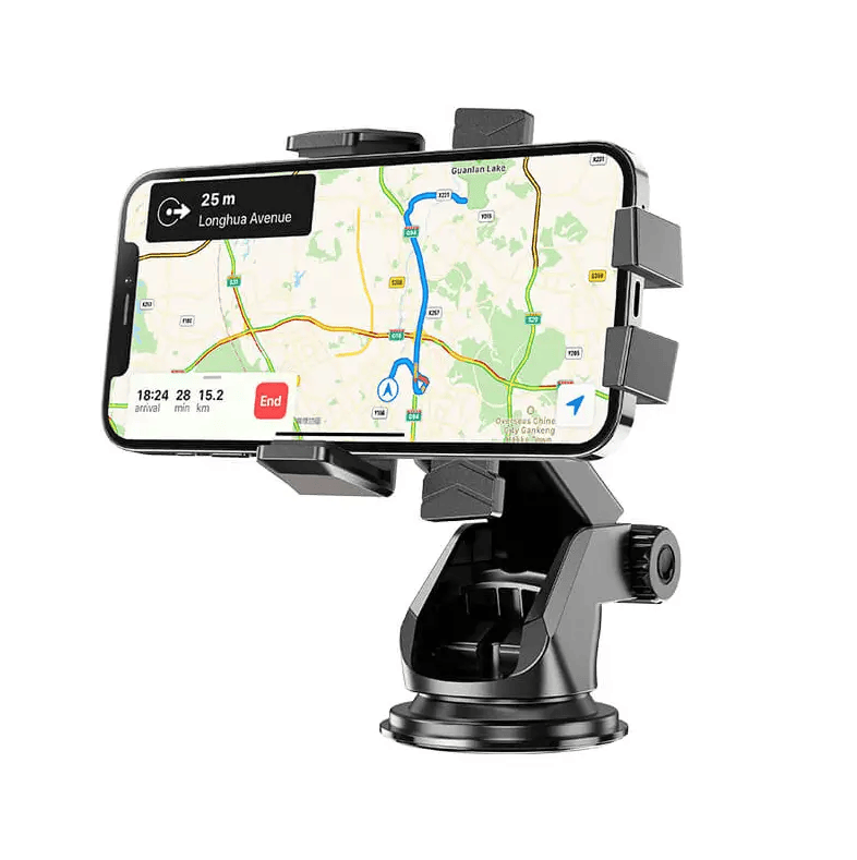 Hoco CA83 Car Phone Holder 4.5–7 Inch | Strong Clamp Dashboard & Windshield Mount – view 3