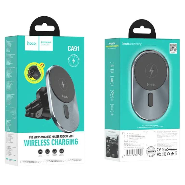 salelink.co.nz Hoco Wireless Car Phone Charger Wireless Car Phone Charger | Action Outdoors NZ