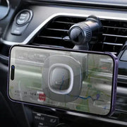 BroDeals Car Phone Holder 15W Magnetic Wireless Charging Phone Holder for Air Vent w/ Hook Locking 15W Magnetic Wireless Charging Phone Holder for Air Vent w/ Hook Locking