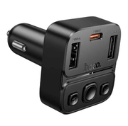 techplus Hoco E87 Dual Port 35W Car Bluetooth FM Transmitter NZ Hoco E87 Dual Port 35W Car Bluetooth FM Transmitter