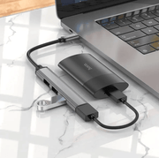 techplus Hoco HB26 4 in 1 Type C to USB Hub NZ Hoco HB26 4 In 1 USB C Hub With USB3 Ports For Laptops