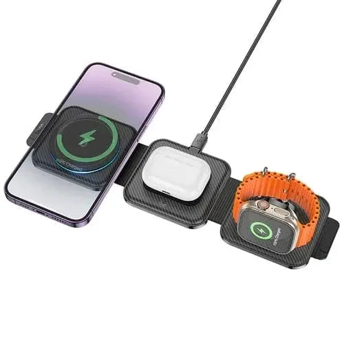 BroDeals mobile phone accessories Wireless Fast Charger -15W 3-in-1 Wireless Fast Charger -15W 3-in-1