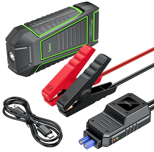 techplus Hoco QS1 Portable Smart Car Jump Starter Power Bank 10000mAh Hoco QS1 12V Jump Starter Power Bank 10000mAh