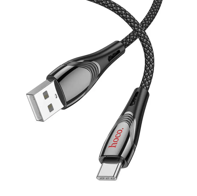 techplus HOCO U133 USB-C Fast Charging Cable 3A 1.2m Braided NZ HOCO U133 USB C Fast Charging Cable Braided 1.2m
