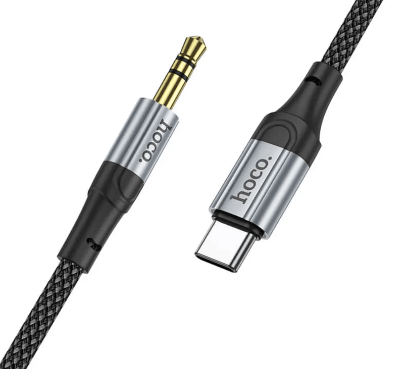 techplus Hoco USB C to 3.5mm Aux Cable UPA26 Hoco USB C To 3.5mm Aux Cable UPA26 Nylon Braided
