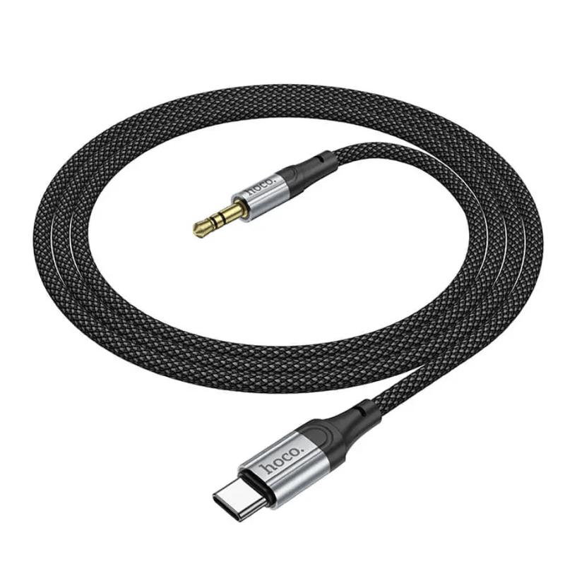 techplus Hoco USB C to 3.5mm Aux Cable UPA26 Hoco USB C To 3.5mm Aux Cable UPA26 Nylon Braided