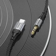 techplus Hoco USB C to 3.5mm Aux Cable UPA26 Hoco USB C To 3.5mm Aux Cable UPA26 Nylon Braided