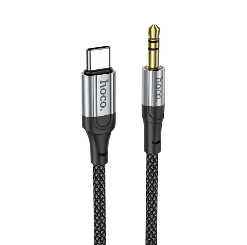 techplus Hoco USB C to 3.5mm Aux Cable UPA26 Hoco USB C To 3.5mm Aux Cable UPA26 Nylon Braided