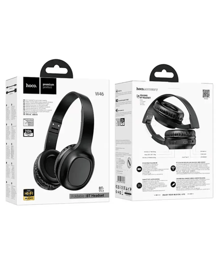 techplus Hoco W46 Bluetooth Headset NZ – Wireless Headphone Hoco W46 Bluetooth Headset NZ – Wireless Headphone