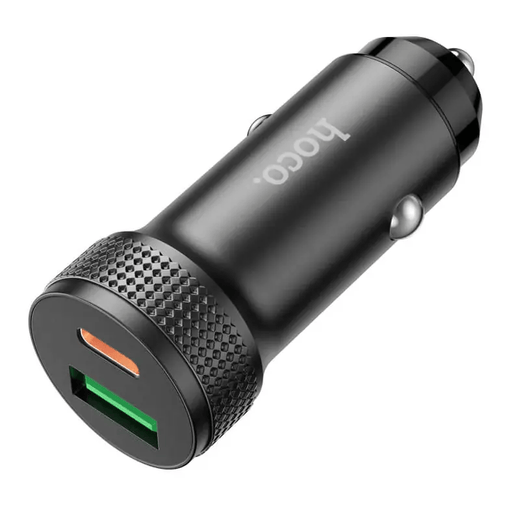 Hoco Z49B Dual-Port Car Charger 38W | USB-C PD & USB-A QC Fast Charging – view 1
