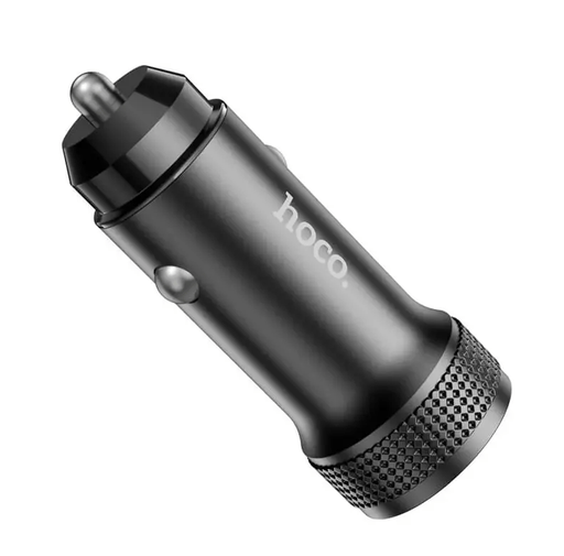 Hoco Z49B Dual-Port Car Charger 38W | USB-C PD & USB-A QC Fast Charging – view 2