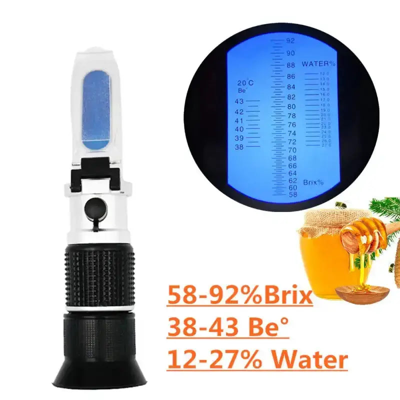 Habicare HBC Honey Handheld Refractometer Brix 58–90% Sugar Meter Honey Handheld Refractometer Brix 58–90% Sugar Meter