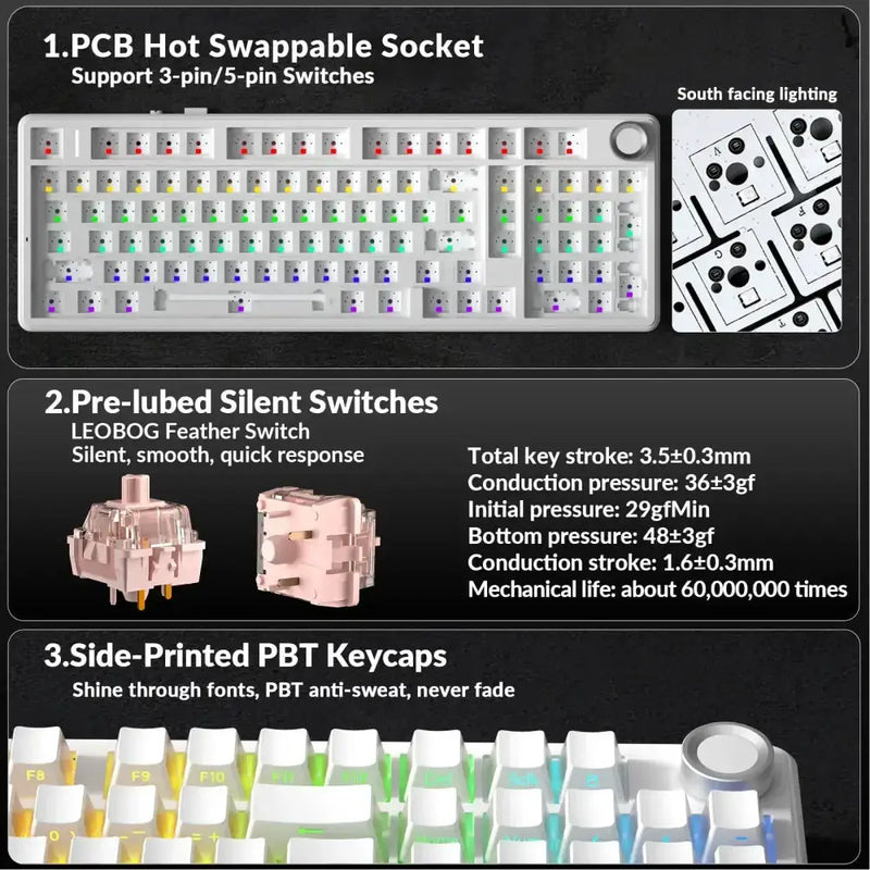 Hot-Swap RGB Mechanical Gaming Keyboard (different models available) – view 4