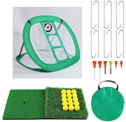 Golf Practice Net Hitting Net Golf Chipping Net Kit - Net + Balls + Mats – view 4