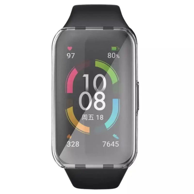Habicare Watch case Protective Case for Huawei Band 6 (Clear) Protective Case for Huawei Band 6 (Clear)