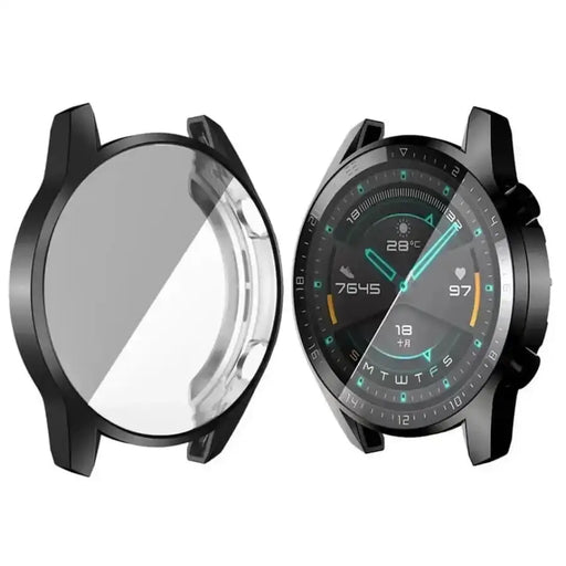 Habicare Watch case Protective Case for Huawei GT 2 (42mm) (Black) Protective Case for Huawei GT 2 (42mm) (Black)