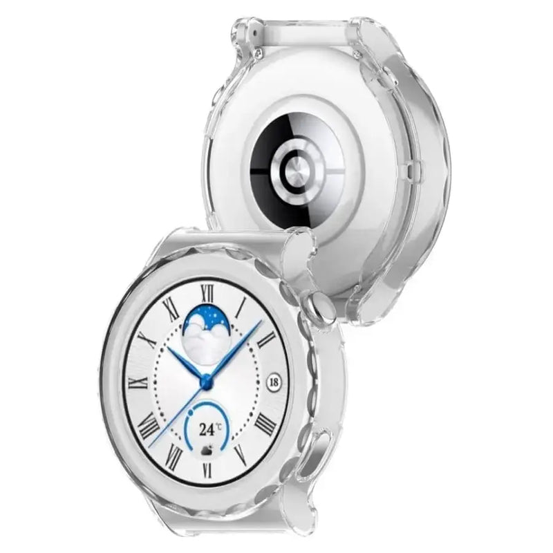 Habicare Watch case Protective Case for Huawei GT3 Pro (43mm) (Clear) Protective Case for Huawei GT3 Pro (43mm) (Clear)