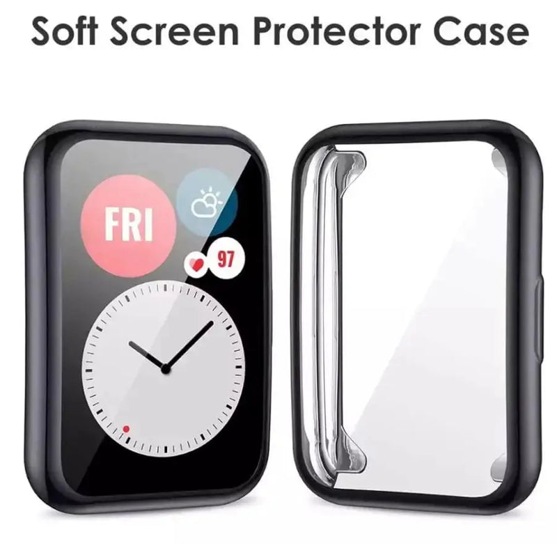 Habicare Watch case Protective Case for Huawei Watch Fit 2 (Black) Protective Case for Huawei Watch Fit 2 (Black)