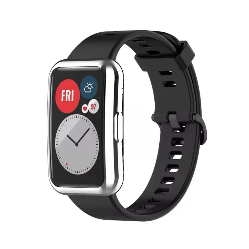 Habicare Watch case Protective Case for Huawei Watch Fit 2 (Silver) Protective Case for Huawei Watch Fit 2 (Silver)