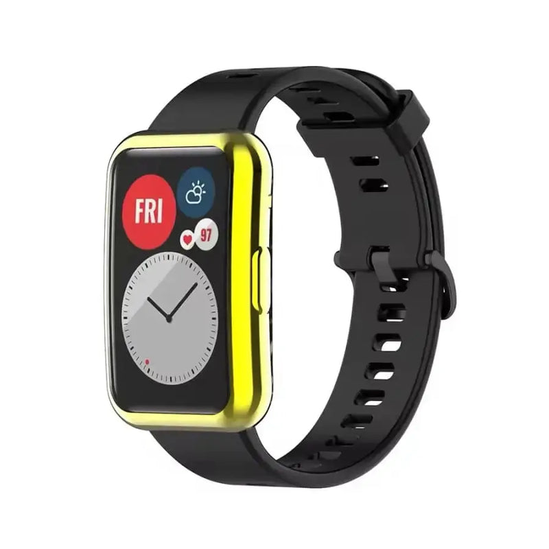 Habicare Watch case Protective Case for Huawei Watch Fit (Gold) Protective Case for Huawei Watch Fit (Gold)
