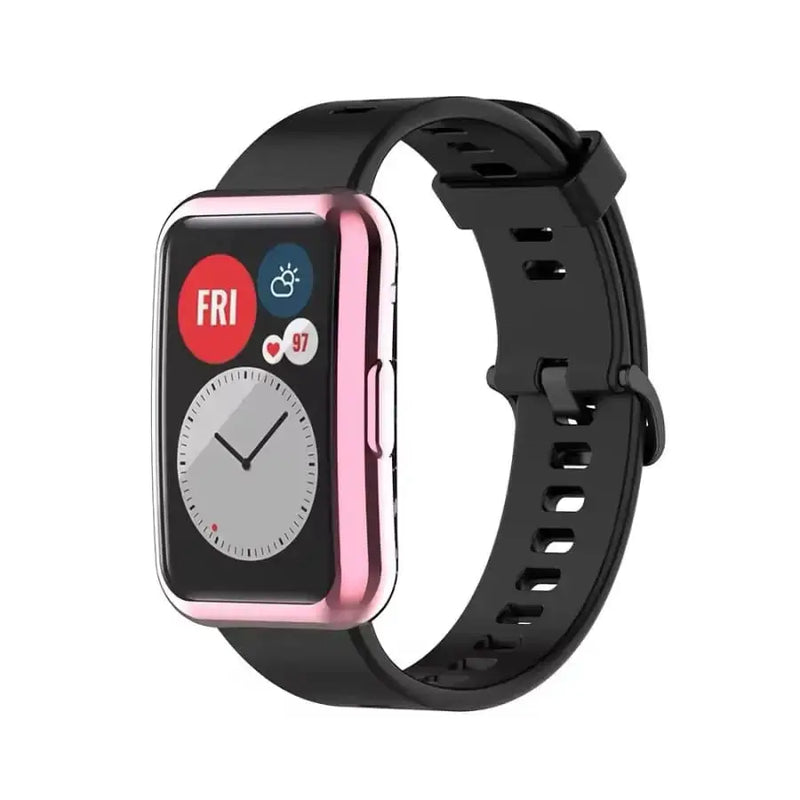Habicare Watch case Protective Case for Huawei Watch Fit (Pink) Protective Case for Huawei Watch Fit (Pink)