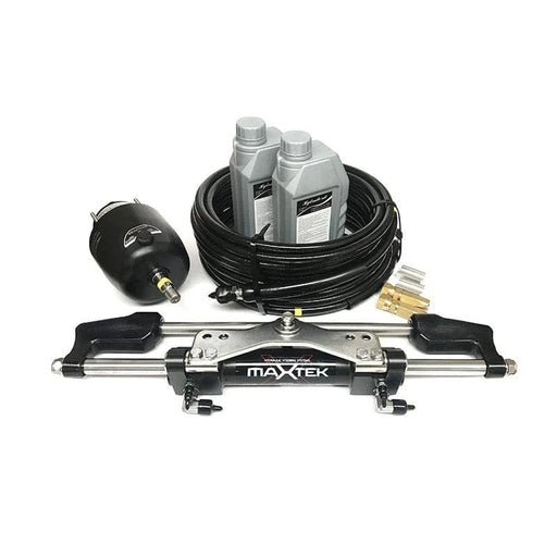 MaXtek Hydraulic Outboard Steering 350HP Bullhorn Kit for High-Performance Boats