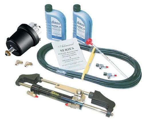 Maxtek Hydrive Hydraulic Steering Kit For Boats Up To 200HP Smooth Torque Free Bull Horn Steering For Boat Owners