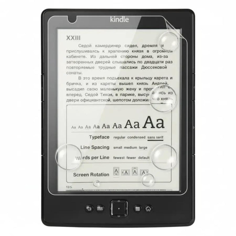 Hydrogel Screen Protector for Kindle 5 (Pack of 2) by 9eight5