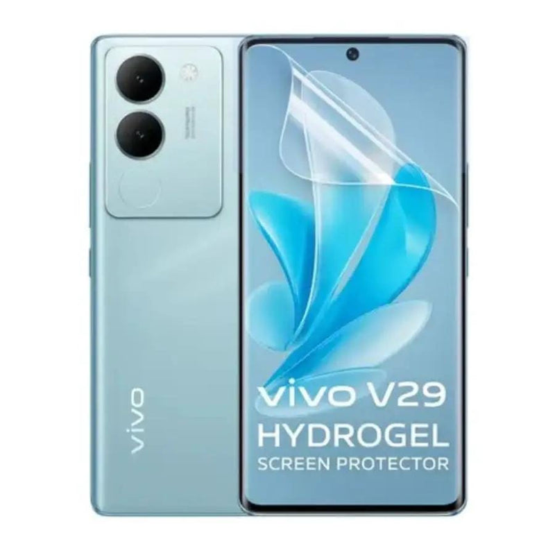 9eight5 Screen protector Hydrogel Screen Protector for Vivo V29 (Pack of 2) Hydrogel Screen Protector for Vivo V29 (Pack of 2)