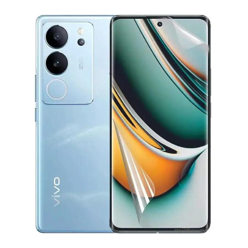 9eight5 Screen protector Hydrogel Screen Protector for Vivo V29 Pro (Pack of 2) Hydrogel Screen Protector for Vivo V29 Pro (Pack of 2)