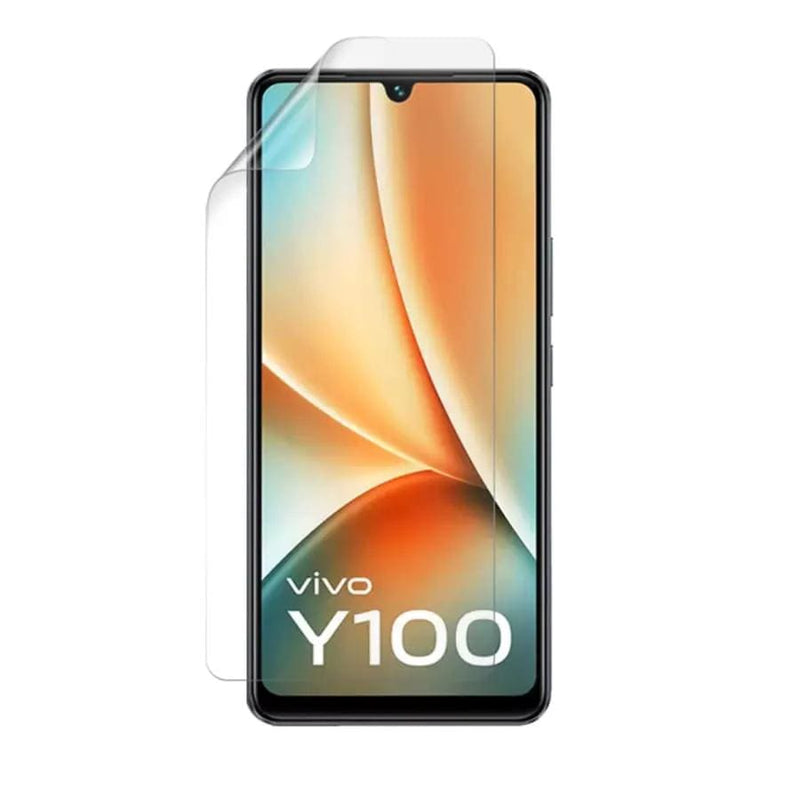 9eight5 Screen protector Hydrogel Screen Protector for Vivo Y100 5G (Pack of 2) Hydrogel Screen Protector for Vivo Y100 5G (Pack of 2)