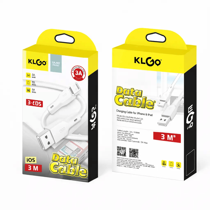 Frankly Cotton iOS Fast Charge Cable – 3m