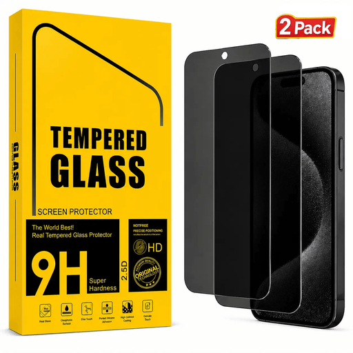 techplus iPhone 14 Pro Max Privacy Screen Protector 9H Tempered Glass 2 Pack iPhone 14 Pro Max Privacy Screen Protector 9H 2 Pack