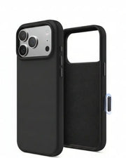 iPhone 17 Pro Max Black Silicone Case – Soft Protective Cover – view 1