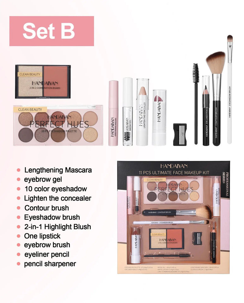 Poppy Gifts makeup Face Makeup Beauty Set B - 11 items Face Makeup Beauty Set B - 11 items