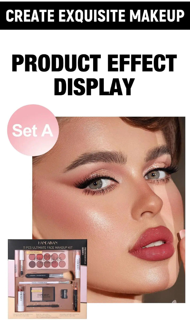 Poppy Gifts makeup Face Makeup Beauty Set A - 11 Items Face Makeup Beauty Set A - 11 Items
